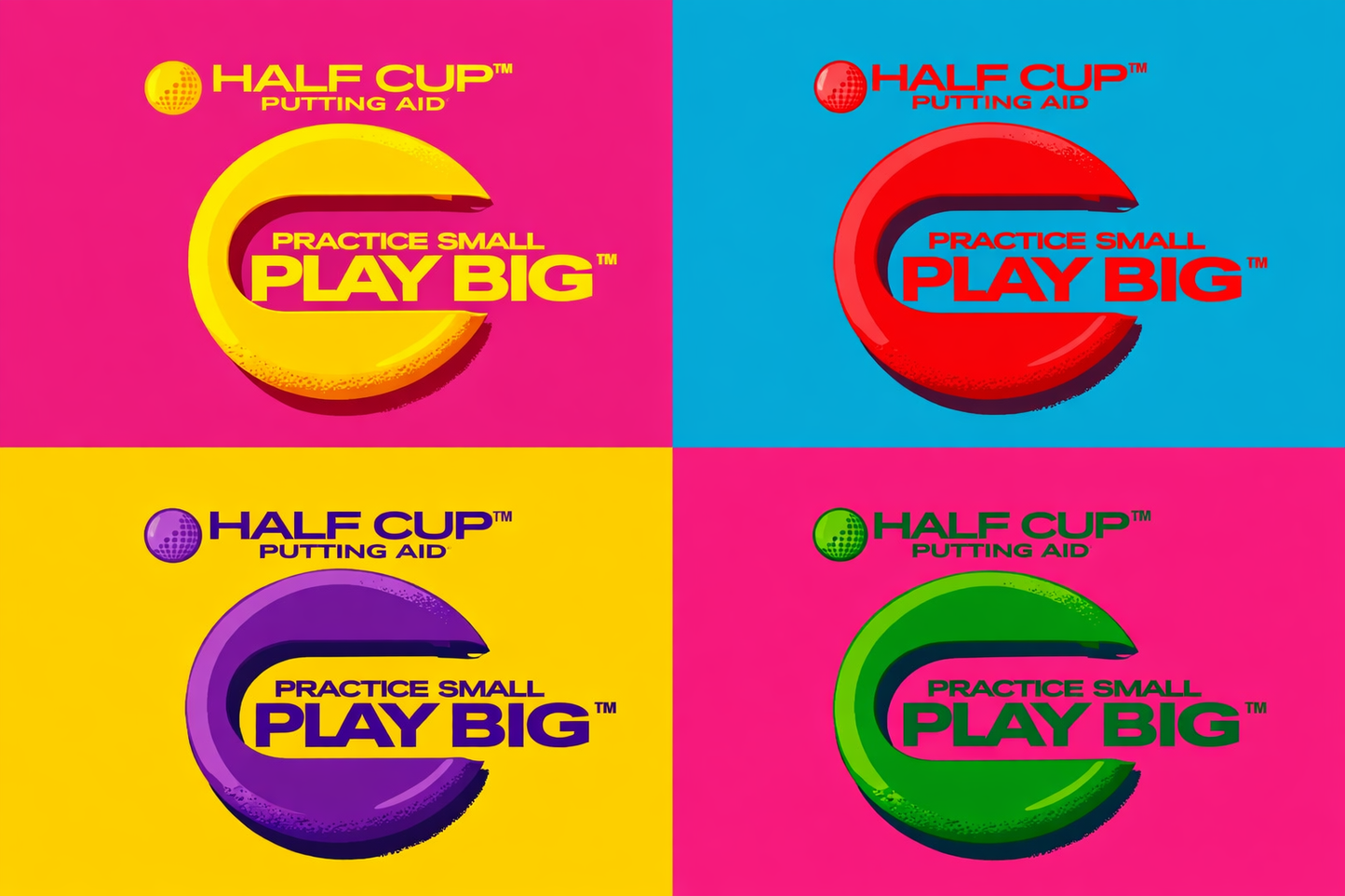 The Half Cup Putting Aid