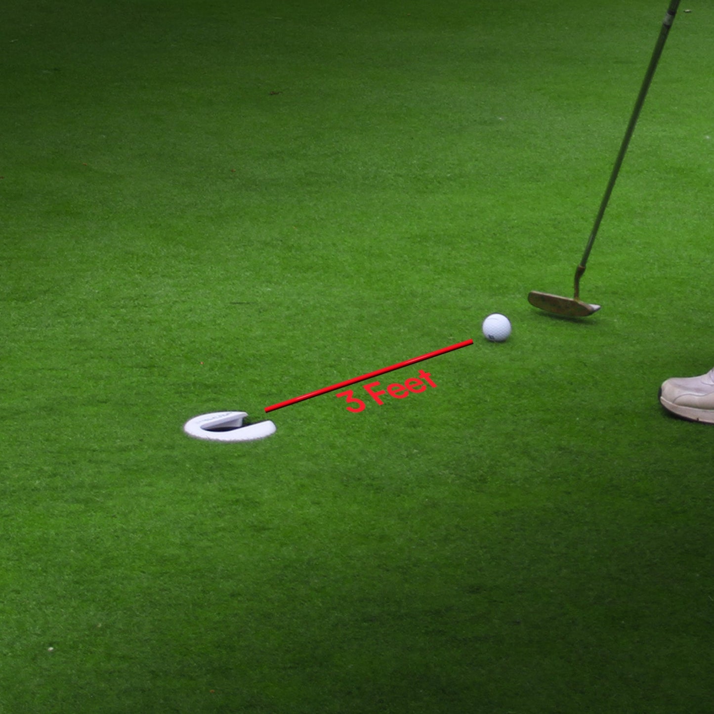 Half-Cup Putting Aid