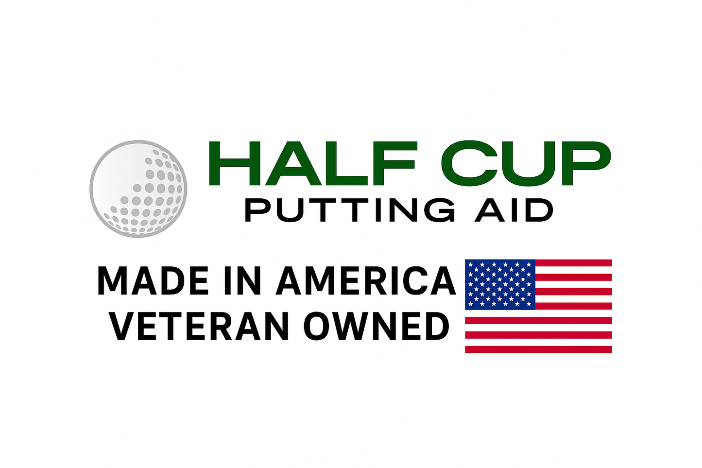 Half Cup Putting Aid – Golf Putting Trainer | Accuracy Training Tool