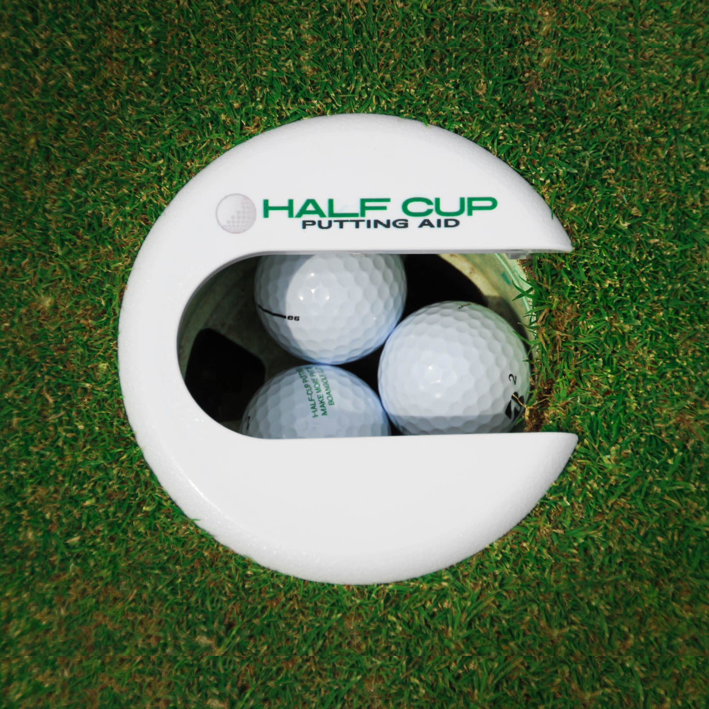 Half Cup Putting Aid – Golf Putting Trainer | Accuracy Training Tool